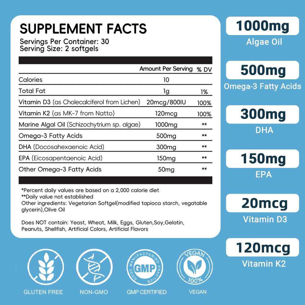Nutribota vitamin D3 K2 duo image emphasizing immune support and calcium absorption