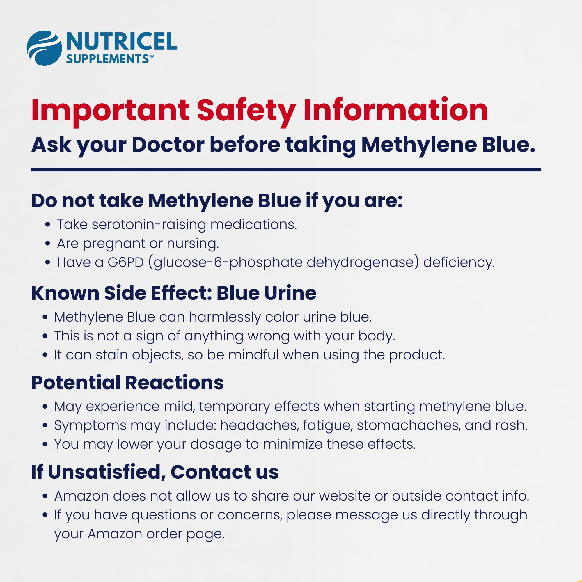 Nutricel 60-count bottle highlights precise dosing and easy routine