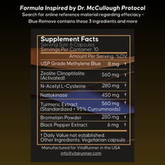 Nutricel Blue Remove manufactured in a USA NSF and GMP facility.