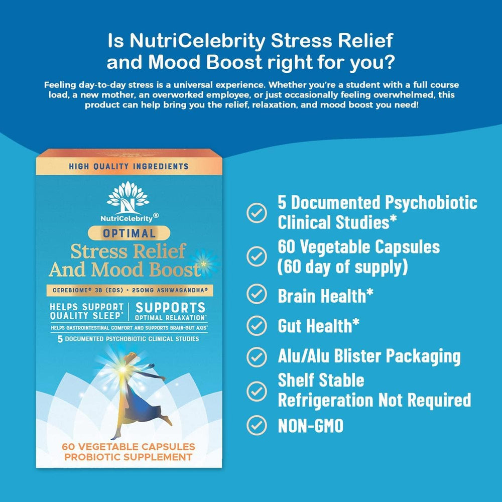 Nutricelebrity Gut-brain axis diagram: how stress can affect digestion