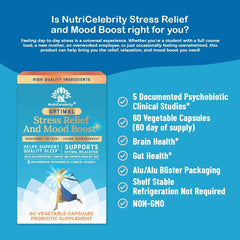 Nutricelebrity Gut-brain axis diagram: how stress can affect digestion