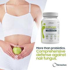 Nutrichom daily two-capsule routine simplifies nail health maintenance.
