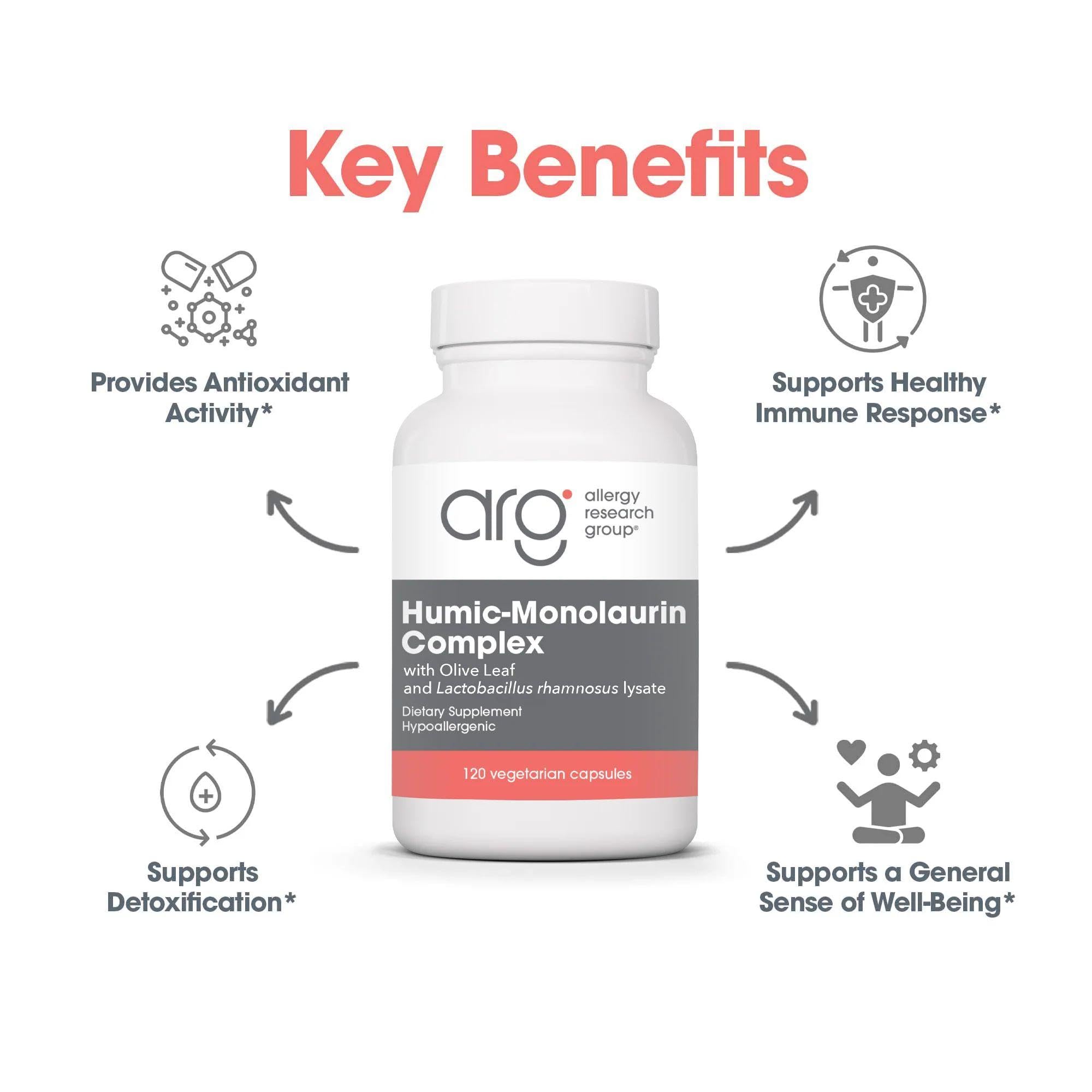 NutriCology Humic-Monolaurin daily-use pack for wellness routines.