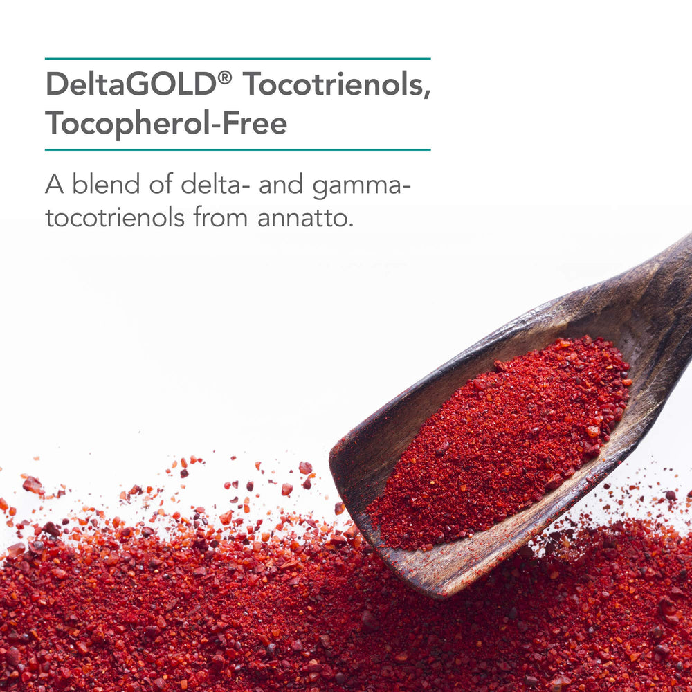 Nutricology Delta-Fraction Tocotrienols packaging label details emphasize ingredients