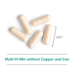 Nutricology Multi-Vi-Min packaging emphasizing hypoallergenic heritage