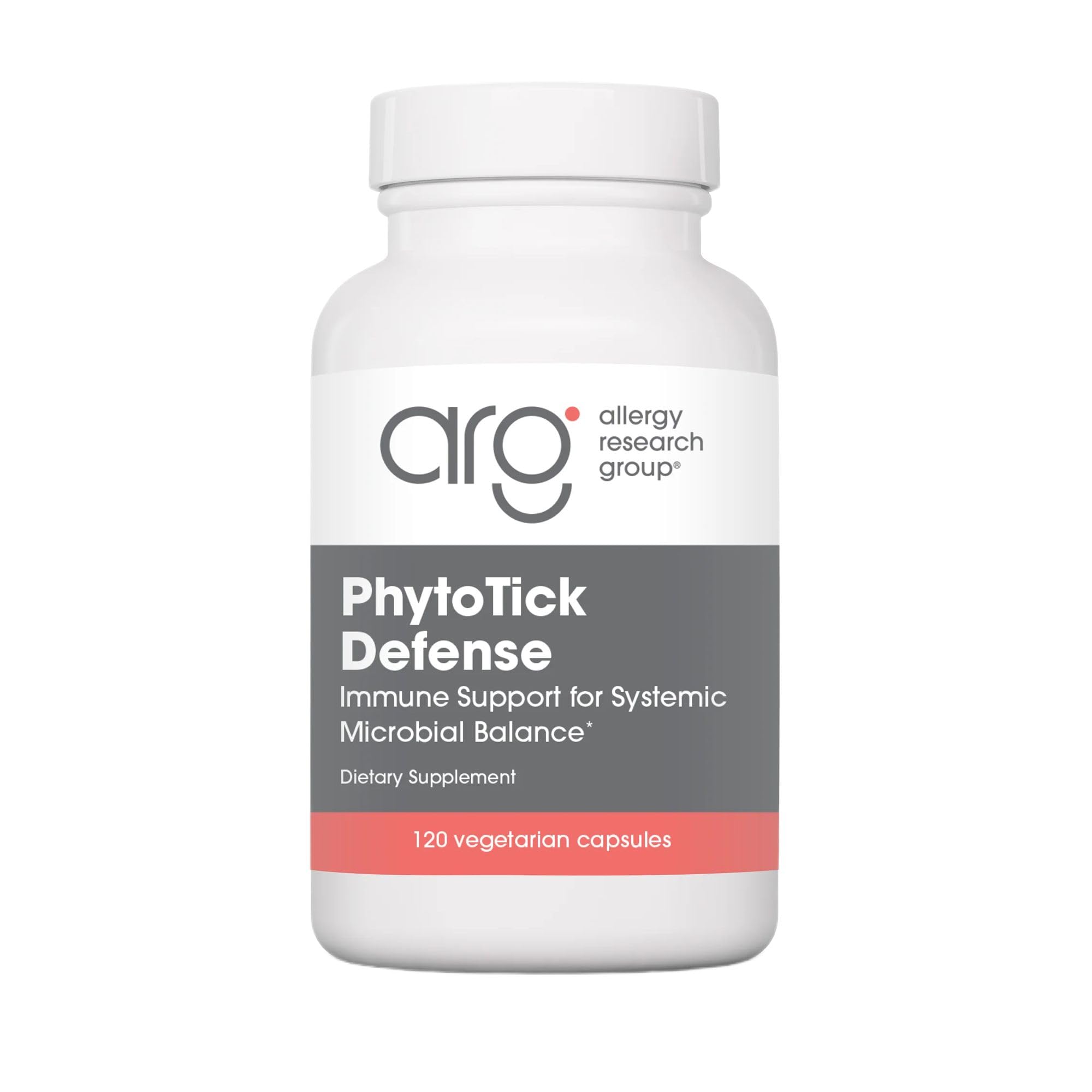 Nutricology Phyto Tick Defense bottle showing mushroom complex for immune support.