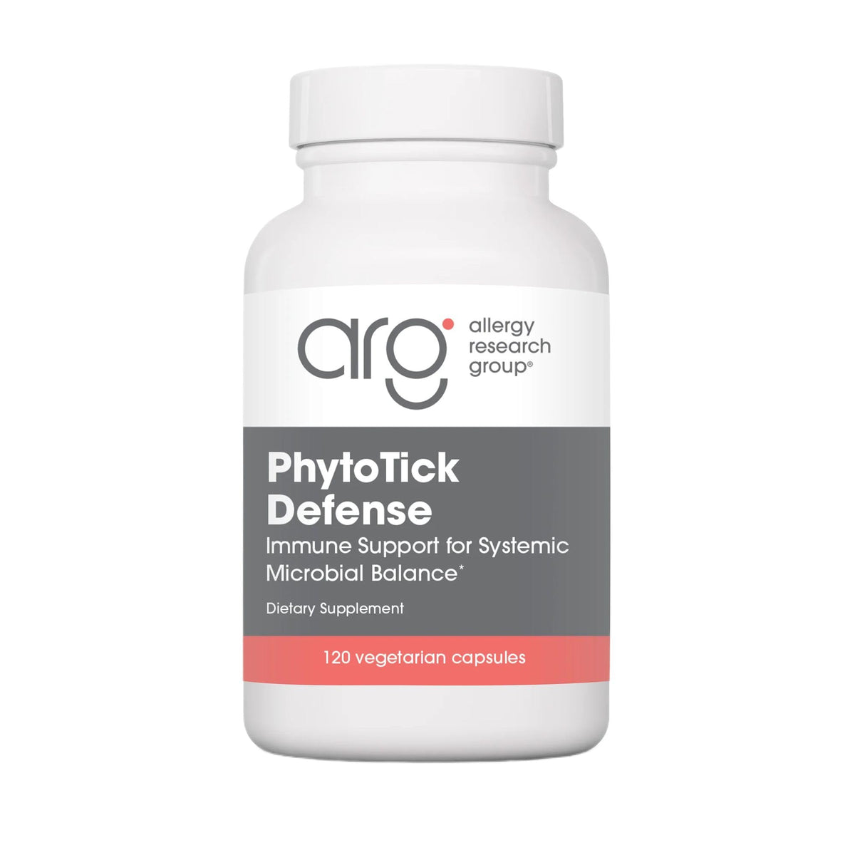 Nutricology Phyto Tick Defense bottle showing mushroom complex for immune support.
