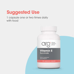 Nutricology Vitamin E Succinate dry-powder capsule image.
