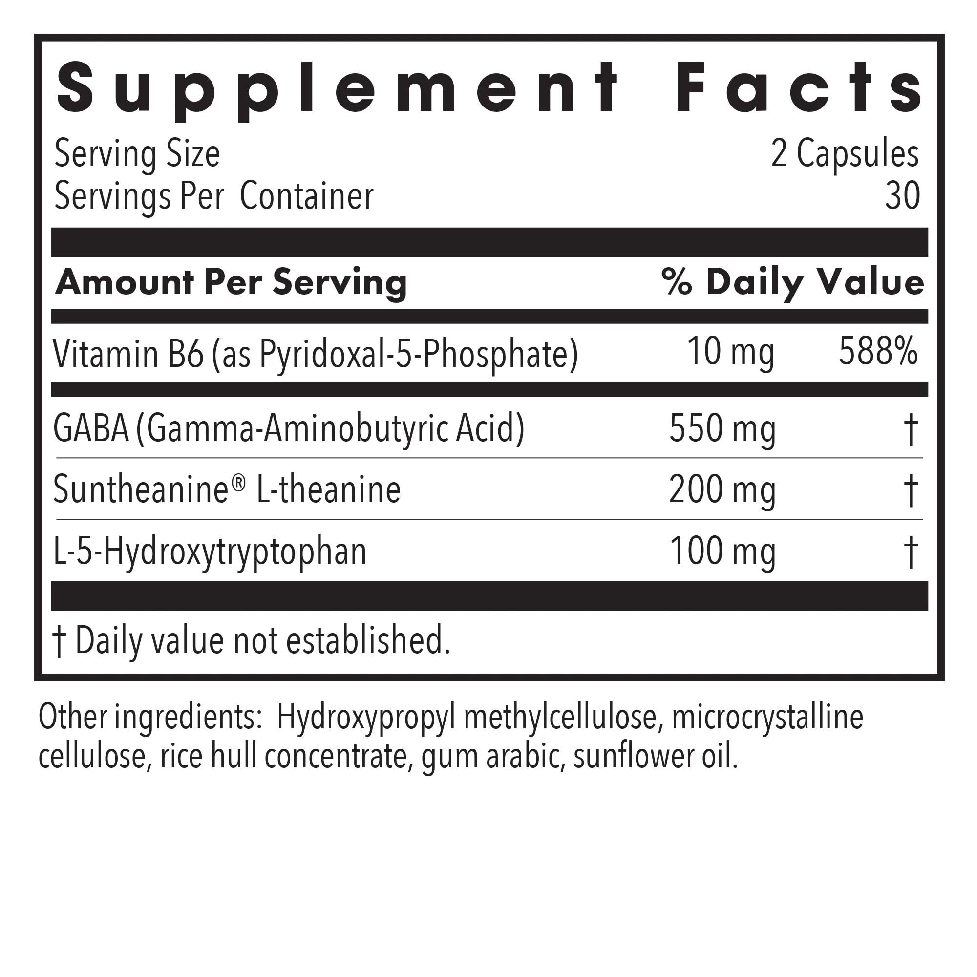 Nutricology ZenMind capsules daily-dose package highlighting GABA and L-Theanine