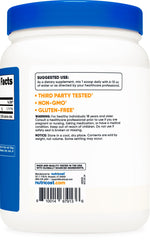Nutricost vitamin C powder label details show purity and standards