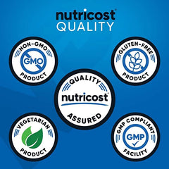 Nutricost BCAA Unflavored packaging for customizable blends.