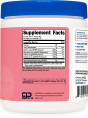 Nutricost BHB Salts Drink Mix pouring into glass shows convenient flavor on the go.