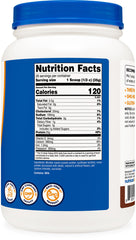 Nutricost Casein Powder box highlights gluten-free and non-GMO assurances.