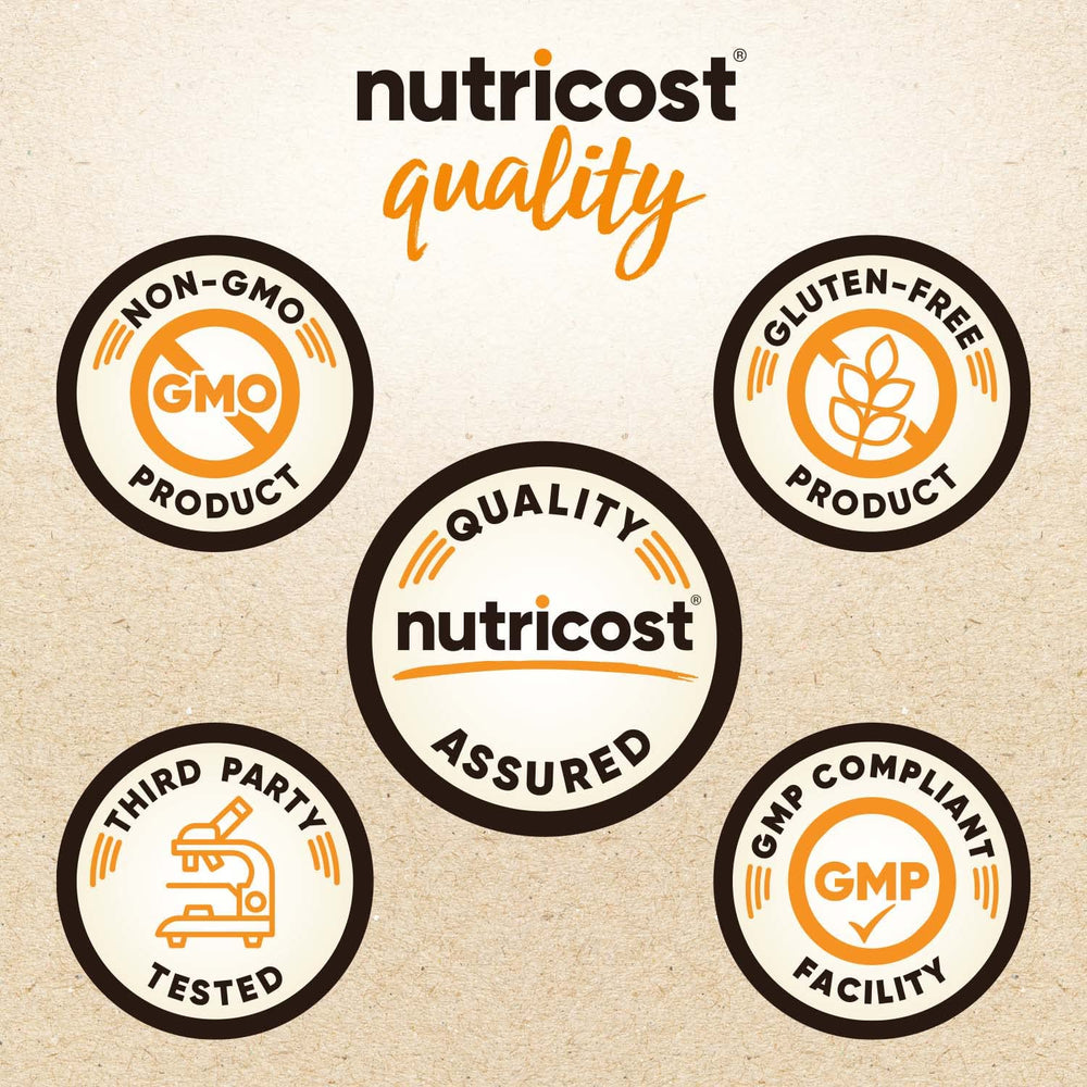 Nutricost Ceylon cinnamon powder label closeup with organic certification