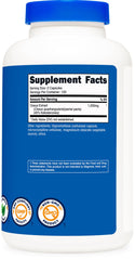 Nutricost Cissus Quadrangularis packaging image emphasizes NSF-certified GMP quality.