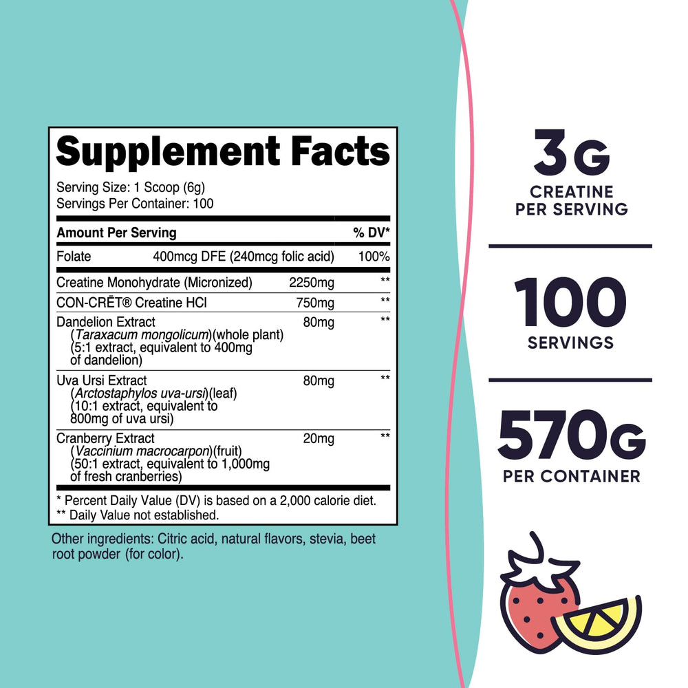 Nutricost Creatine Monohydrate 100-servings bottle; convenient daily supply.
