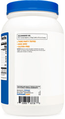 5-pound Nutricost dextrose bottle on kitchen counter for easy use.