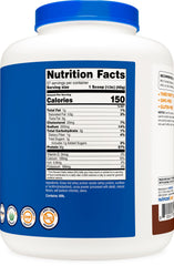 Nutricost Grass-Fed Whey Protein Isolate chocolate USA manufacturing quality image.