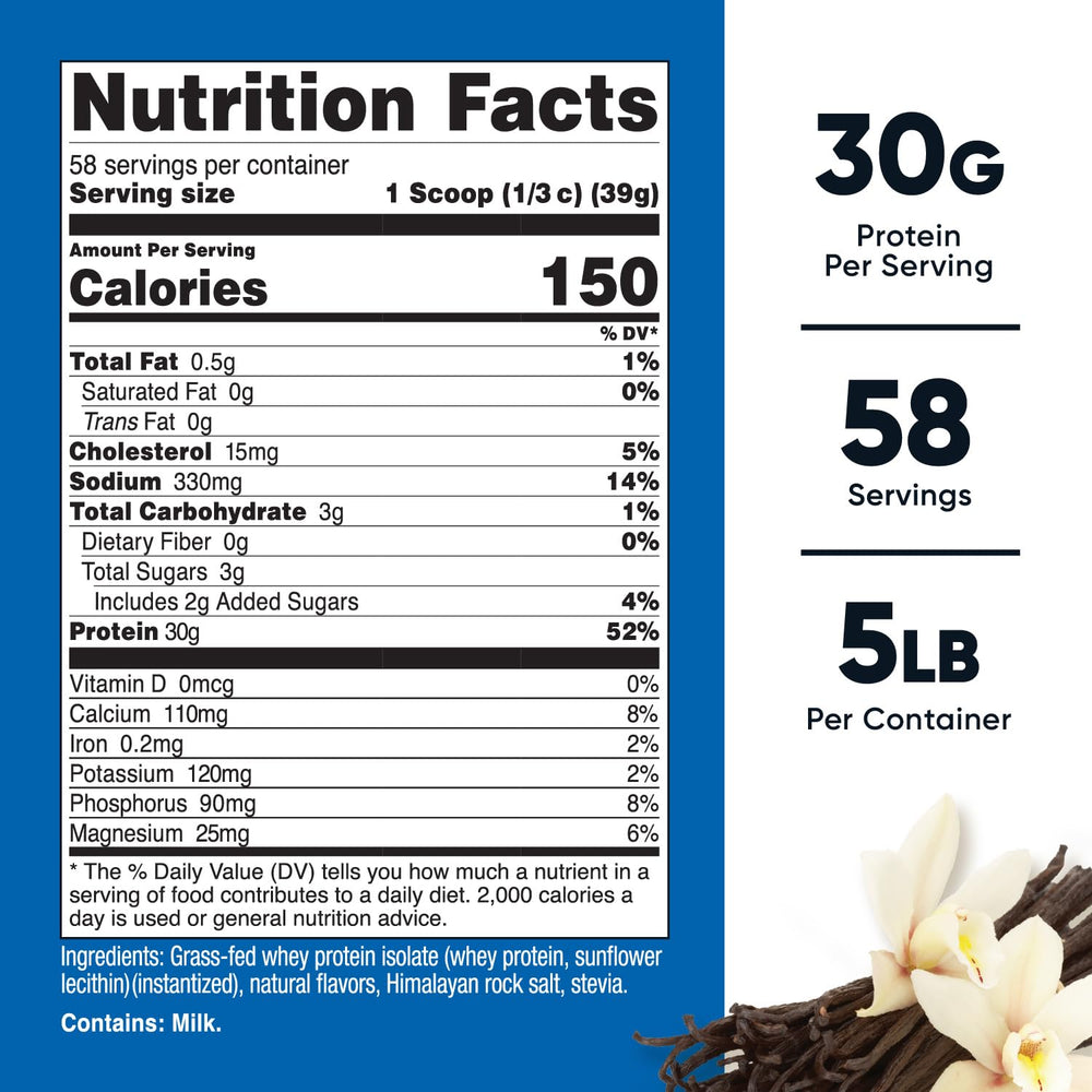 Nutricost vanilla whey isolate shake image highlighting easy mixability