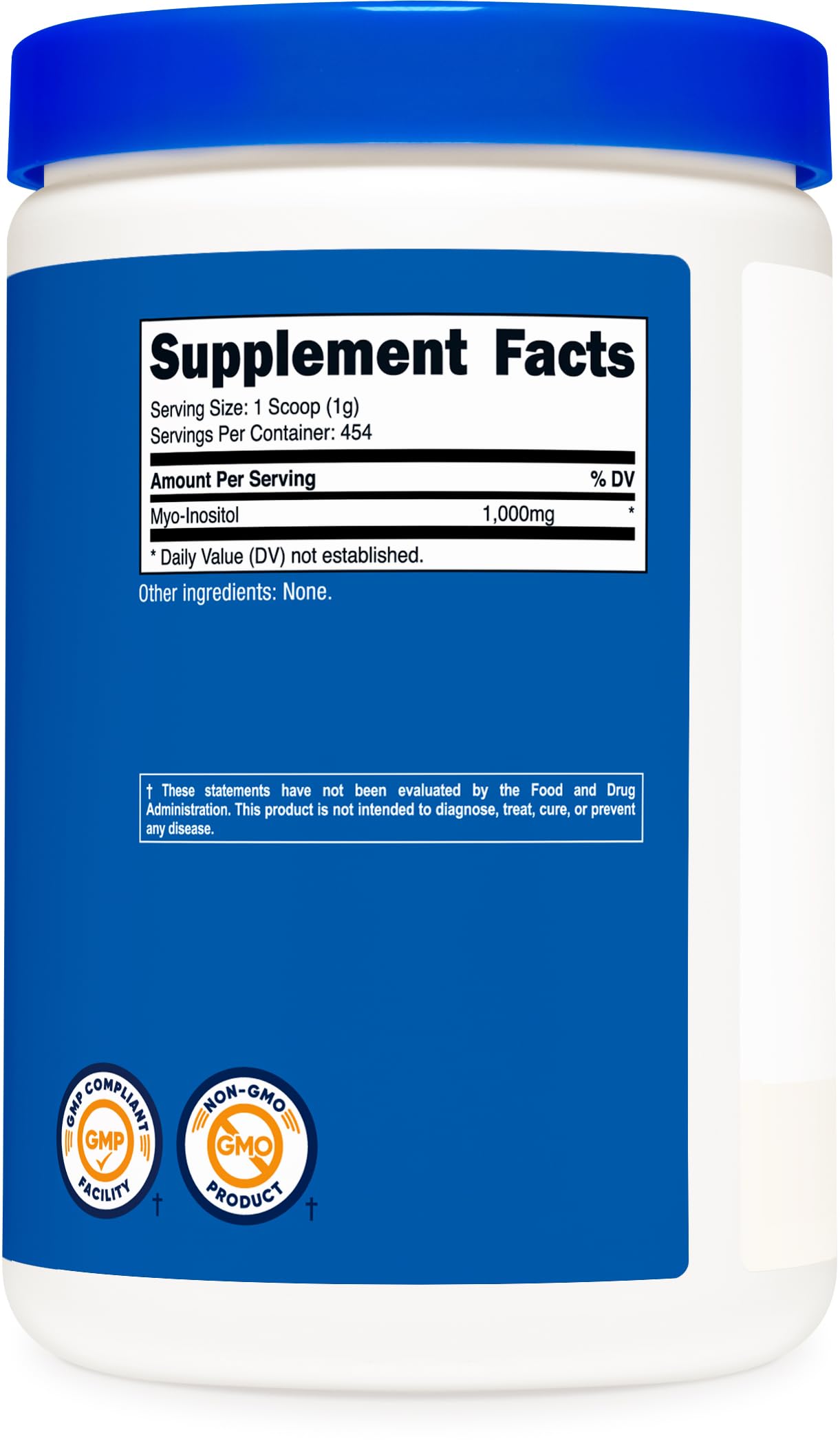 Pouring Nutricost Inositol Powder into a daily shake.