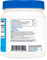 Nutricost Keto BHB ingredients panel close-up emphasizing minerals