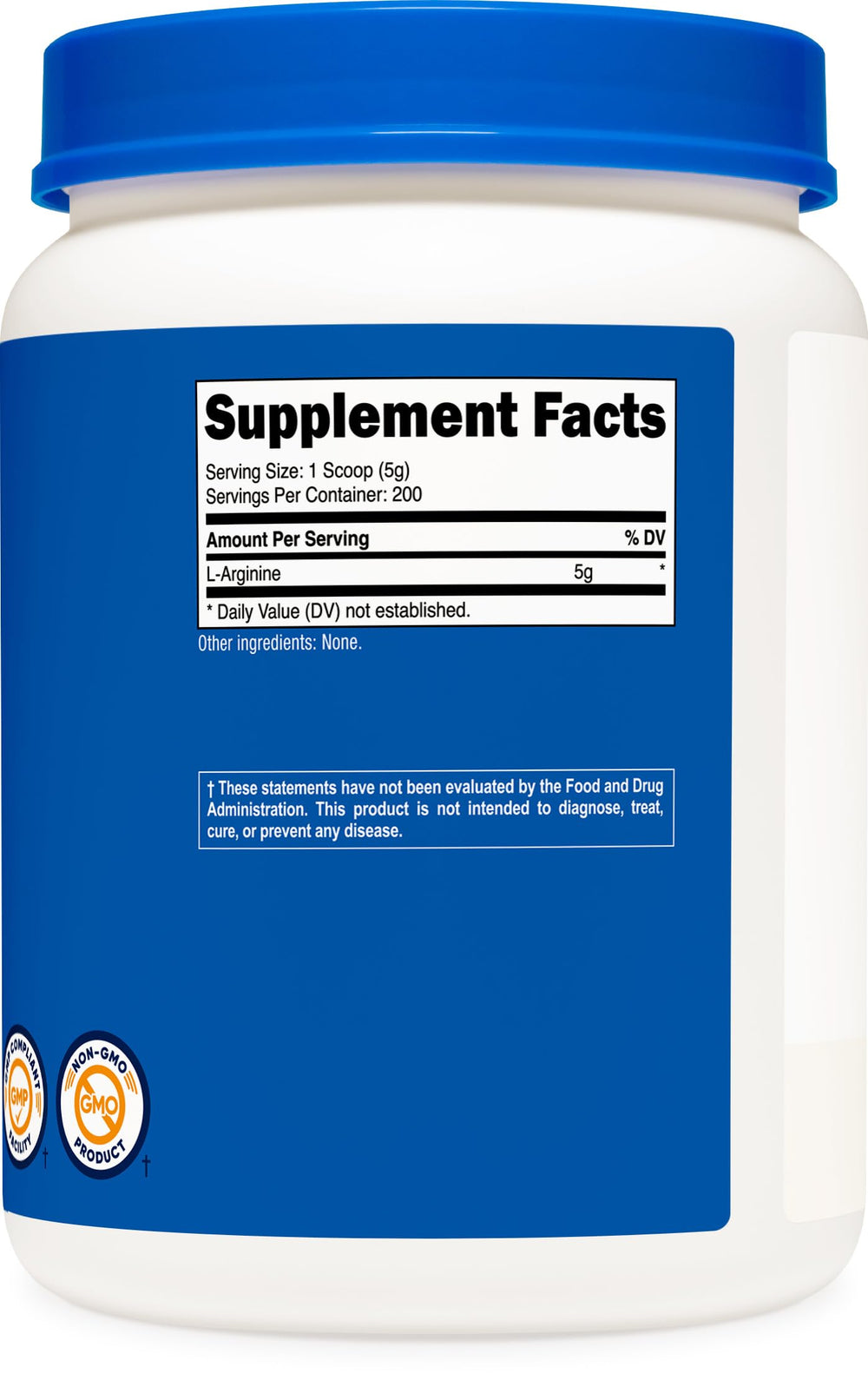 Nutricost L-Arginine Powder factory image reflecting GMP compliance and quality manufacturing