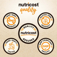 Powder being poured into a shaker from Nutricost Organic Egg White Protein