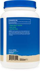 Nutricost Organic Pea Protein Isolate label highlights organic and non GMO quality.