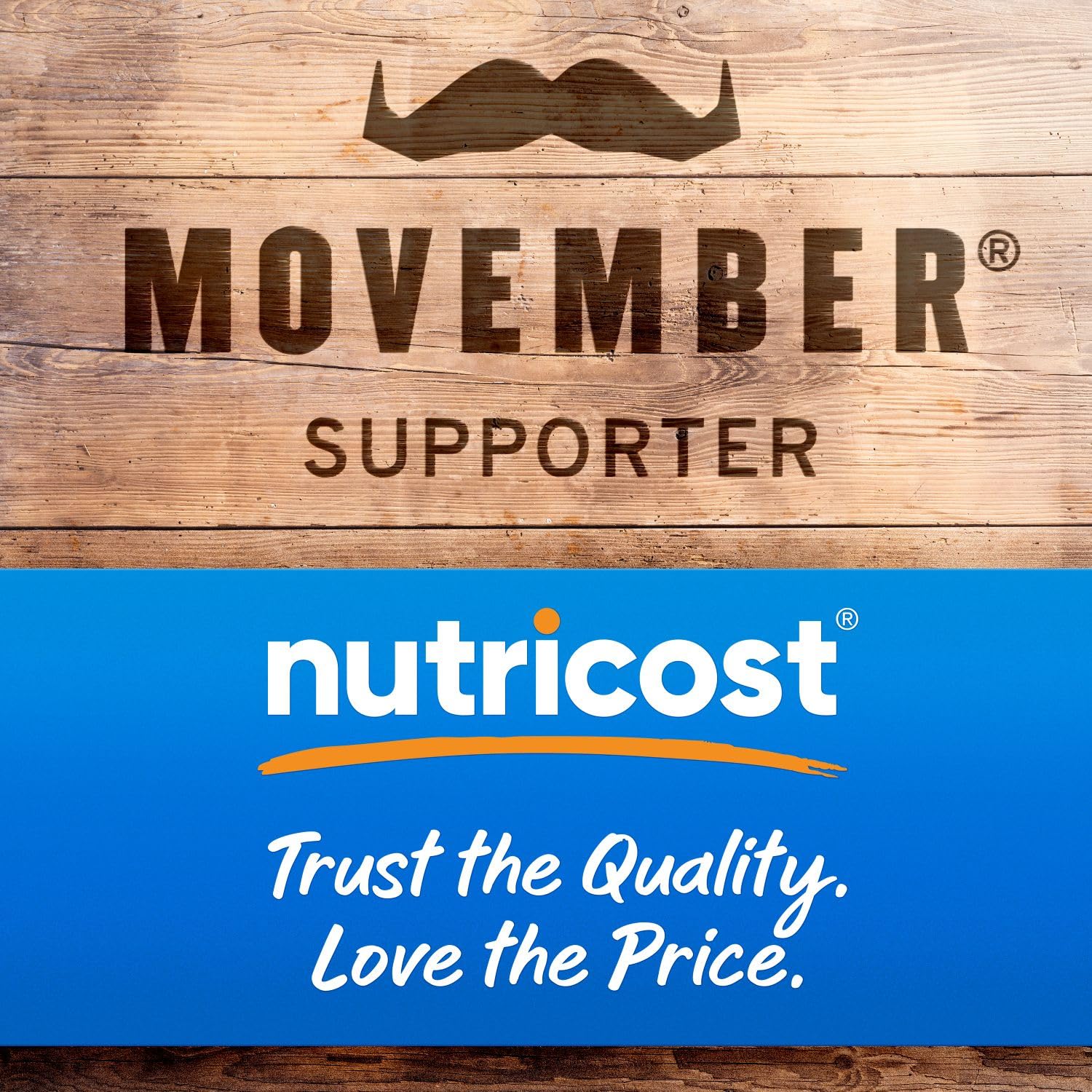 Nutricost Organic Pea Protein Powder label emphasizes USDA Organic certification and non-GMO quality
