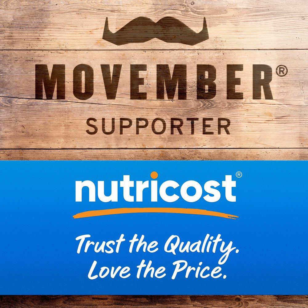 Nutricost Organic Pea Protein Powder label emphasizes USDA Organic certification and non-GMO quality