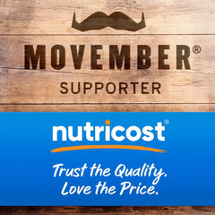 Nutricost Organic Pea Protein Powder label emphasizes USDA Organic certification and non-GMO quality