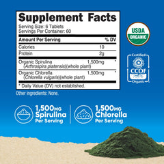 Nutricost label close-up with USDA Organic certification.