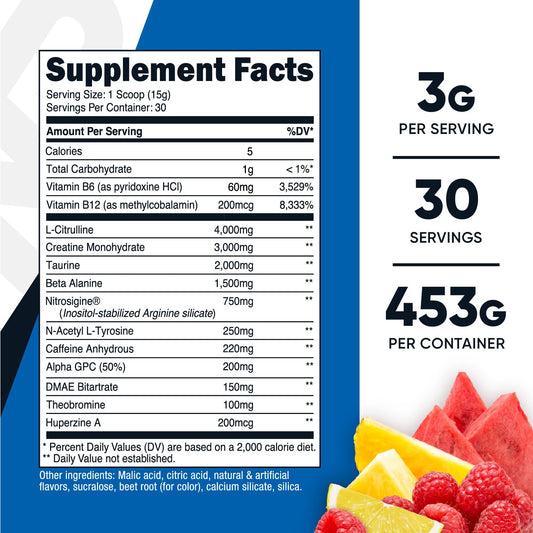 Nutricost Pre-C creatine scoop supporting consistent energy during intense sessions
