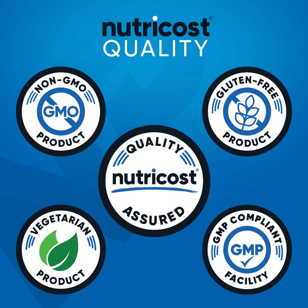 Nutricost Stim-Free Pre-Workout label highlights 6,000 mg L-Citrulline for nitric-oxide support.