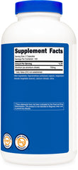 Nutricost Strontium serving directions with two capsules per serving