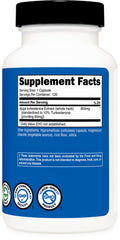 Nutricost Turkesterone bottle on a shelf ready for daily use.