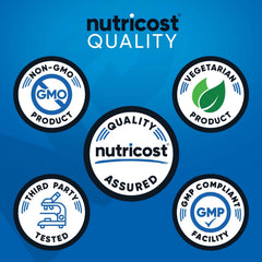 Nutricost Turkesterone capsules close-up for daily supplementation.