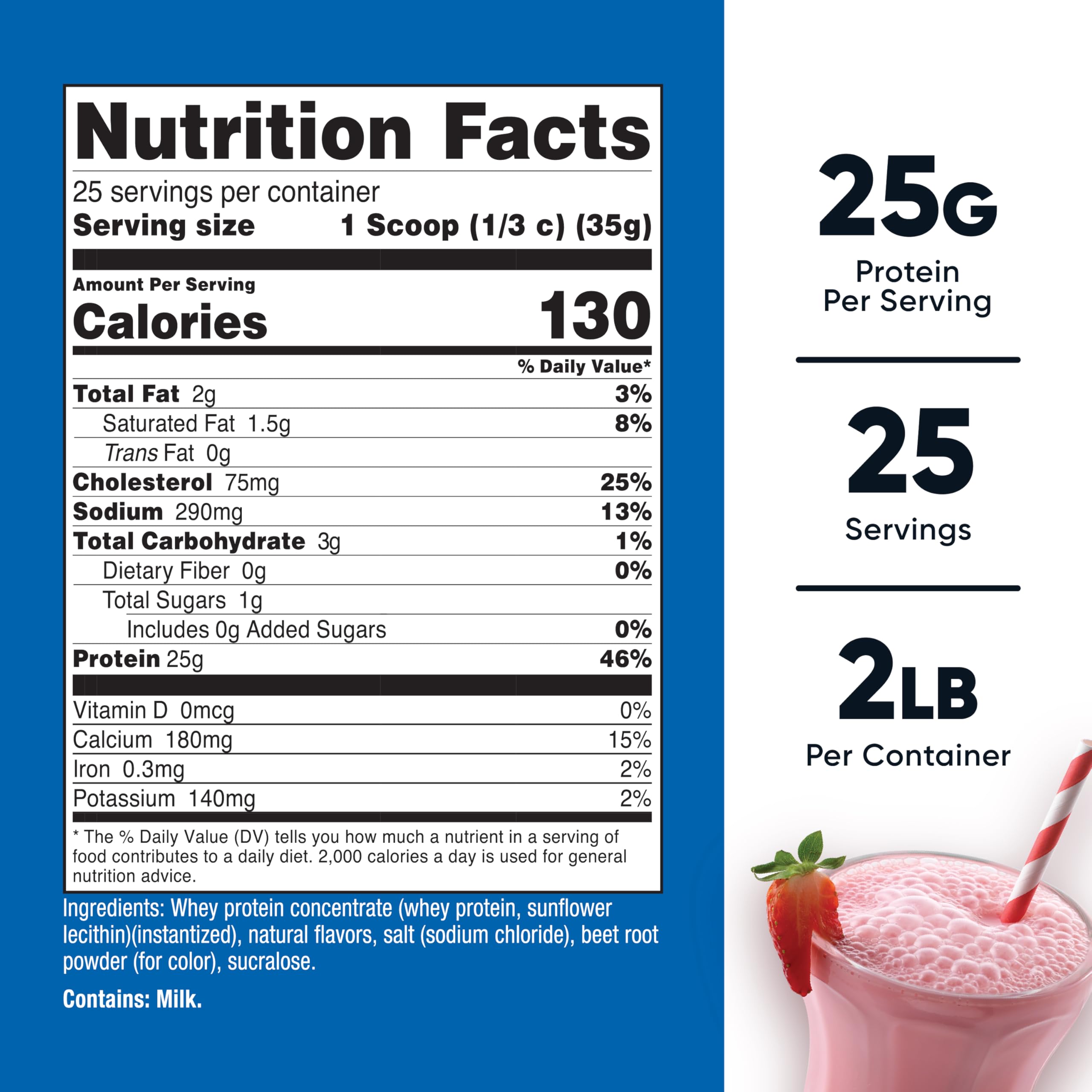 Nutricost whey concentrate tub front — gluten-free, non-GMO formula for clean protein