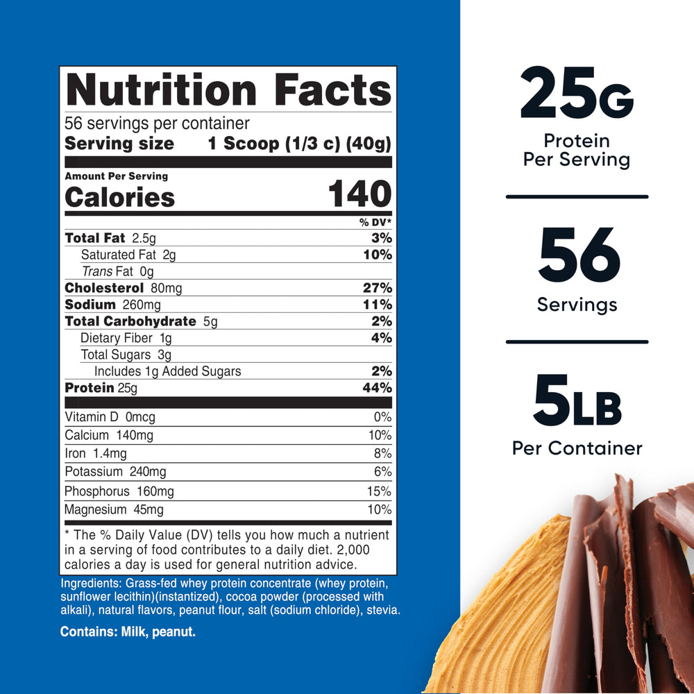 Nutricost whey protein concentrate bottle open with scoop, ideal for quick protein shakes.