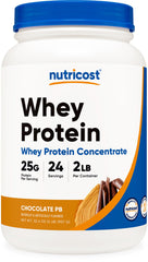 Nutricost whey protein concentrate bottle for post-workout fueling.