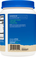 Nutricost label highlights gluten-free and non-GMO ingredients.