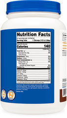 Serving scoop included to measure 30 g protein per serving with Nutricost