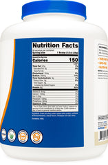 Nutricost vanilla whey protein isolate ingredient panel emphasizing clean formula