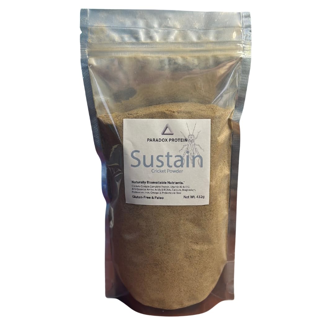 NutriCricket Paradox nutty-smooth mix — blends easily into recipes.
