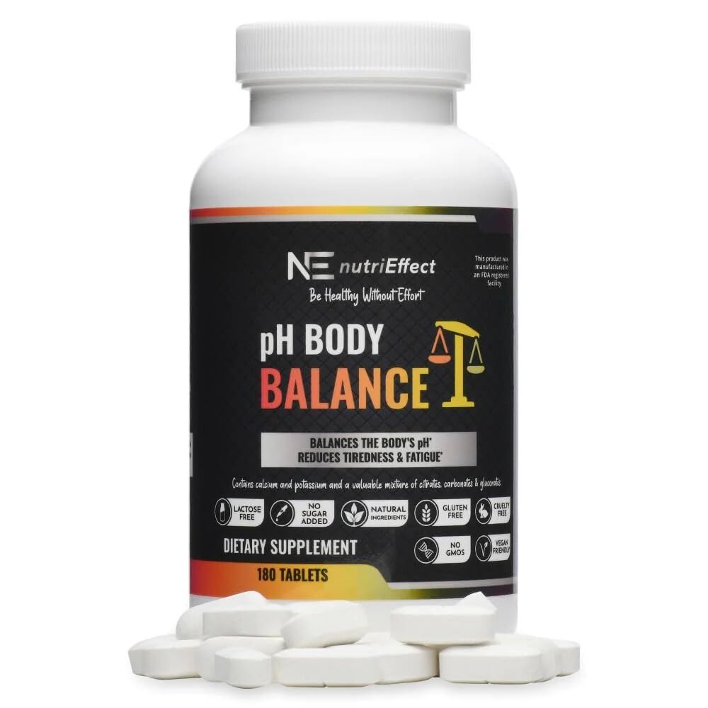 nutriEffect pH Balance tablets bottle for easy daily pH support.