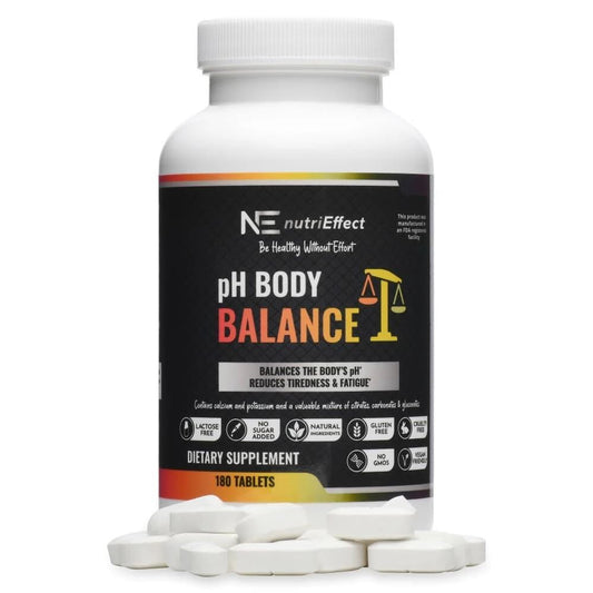 nutriEffect pH Balance tablets bottle for easy daily pH support.