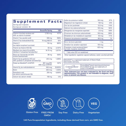 Nutrient 950-A capsules closeup showing hypoallergenic formulation