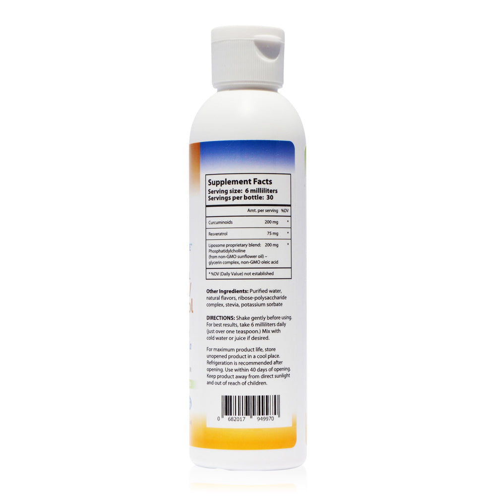 Nutrient Tree Liposomal Curcumin label highlights natural curcuminoids and phosphatidylcholine.