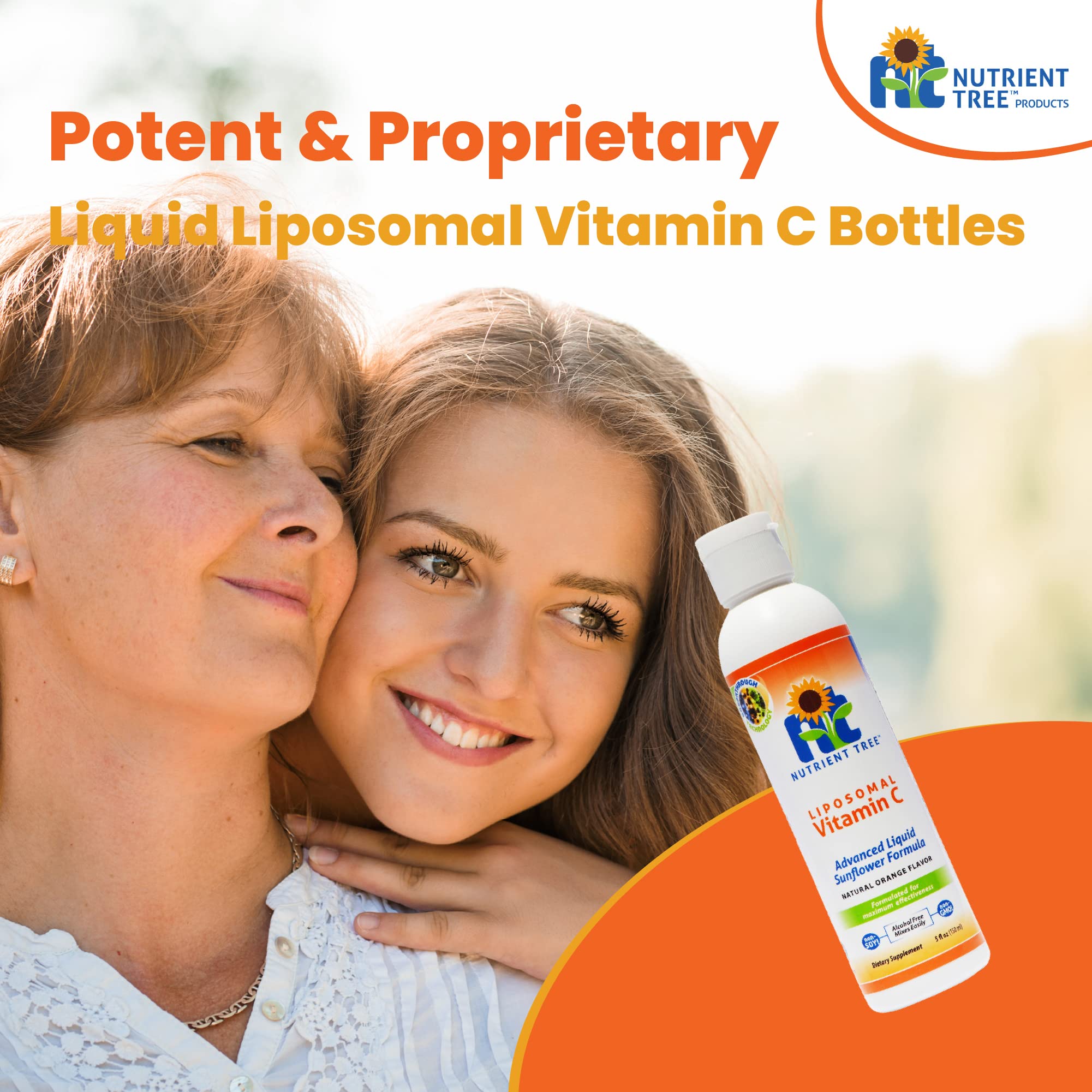 Nutrient Tree Liposomal Vitamin C dropper enables precise dosing.