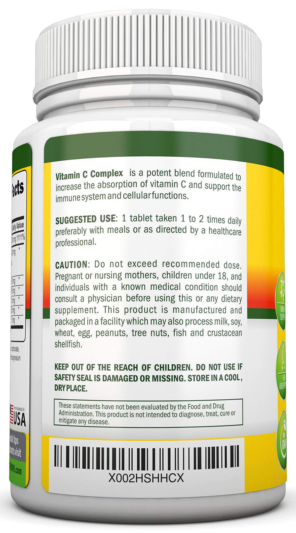 NutriONN Citrus bioflavonoids image emphasizes absorption-enhancing blend